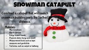 Sofia carson chillin 39 like a snowman. Snowman Catapult Winter Stem Challenge By The Middle School Files