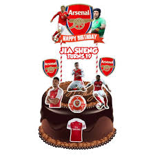 Hopefully you are enjoy and finally will get the best picture from our. Football Theme Cake Topper Arsenal Manchester Liverpool Chelsea Shopee Malaysia