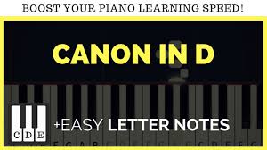Very easy piano version for canon in d , but sounds nice & lovely. Canon In D Keyboard Sheet Simple Piano Song Piano Notes For Beginners
