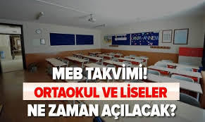 Üniversite açılacak ne zaman haber okullar meb. Meb 2020 2021 Calisma Takvimi Ortaokul Ve Liseler Ne Zaman Acilacak 5 8 9 Ve 12 Siniflar