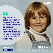 My mum was a science teacher, and I found the topic fascinating,” says our  VP of Innovation, Science & Technology Nici Bush. “As a scientist myself, I  am proud to play a