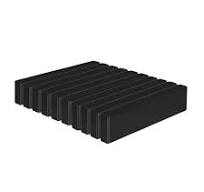 Realth Magnets Bar with Epoxy Coating Rare Earth Neodymium 1.97” x 0.39” x  0.12” 10 Pack Black Rectangular Magnets for Refrigerator Crafts Warehouse  ...