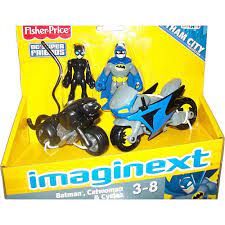 Fisher Price Imaginext Dc Super Friends Vehicle Batman Catwoman And Cycles Fisher Price Toys R Us Catwoman Batman Toys Superhero Toys