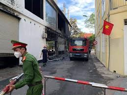 Vụ cháy xảy ra lúc 00h20' tại phòng trà ca nhạc fill. Ph6pqjfkr I2jm