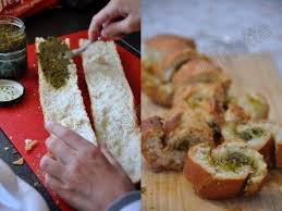 Croustillants Baguette Pesto Au Four Dans La Cuisine D Audinette Cuisine Recette Gourmande Recette