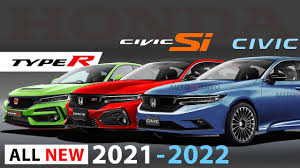 Follow us on 16 th jan 2021 8:00 am. New Honda Civic 2021 Model Xi Gen Rendered With 1 5 Vtec Si And Type R 2022 Sedan Or Hatchback Youtube