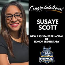 East Central ISD welcomes Mrs. Susaye Scott as the new Assistant Principal  of Honor Elementary. With 18 years in education and a strong background in  leadership, she is ready to help guide