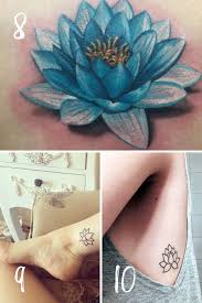 Its beautiful symmetry has been linked with new for instance, the blue lotus symbolizes knowledge and wisdom. Lotus Flower Tattoo Ideas Meaning Tattooglee