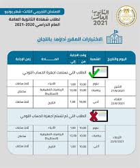 الثانوية العامة جدول الامتحانات 2021. Ù„Ø·Ù„Ø§Ø¨ Ø§Ù„Ø«Ø§Ù†ÙˆÙŠØ© Ø§Ù„Ø¹Ø§Ù…Ø© Ø¬Ø¯ÙˆÙ„ Ø§Ù„Ø§Ù…ØªØ­Ø§Ù† Ø§Ù„ØªØ¬Ø±ÙŠØ¨ÙŠ Ø§Ù„Ø£Ø®ÙŠØ± Ø§Ù„Ø°ÙŠ ÙŠÙ†Ø·Ù„Ù‚ ØºØ¯ Ø§