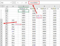 Consolidate Data From Multiple Worksheets In A Single Worksheet With Links To Source Worksheets Microsoft Excel Consolidation