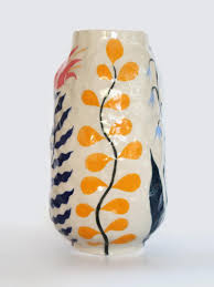 Flora Vases Karin Hagen Ceramic Painting Pottery Painting Pottery