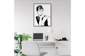 Perhaps to understand audrey hepburn, i thought, i'll have to walk in her shoes. so i decided to let audrey metaphorically dress me for one workweek. Dick Smith Audrey Hepburn Fashion Minimal Bedroom Wall Art Art Art Prints