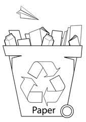 Printable recycling bin coloring page. Paper Recycling Bin Coloring Page Free Printable Coloring Pages Paper Recycling Bin Recycling Bins