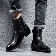 Hopefully, this video inspired you guys to try some different outfits this season. New Men S Chelsea Boots Ankle Boots Big Size 37 46 Black Pu Leather British Style Man Boots Soft Leather Winter Mens Boots Chelsea Boots Aliexpress
