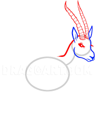 These animals are very fast. How To Draw A Gazelle Gazelle Coloring Page Trace Drawing
