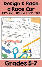 Project Based Learning Math Race Car For Distance Learning Project Based Learning Math Project Based Learning Math Projects