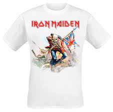 69 best images about jollyranchers on pinterest, steel. Trooper On White Iron Maiden T Shirt Emp