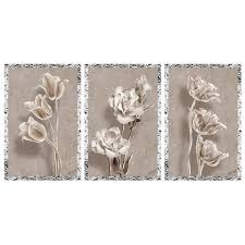 Sfoglia il catalogo online di quadri e dipinti per ogni stile di arredo al sul nostro negozio online puoi acquistare quadri da parete e dipinti da parete per decorare la casa e l'ufficio. Lupia Set 3 Quadri Moderni In Legno Con Argento Mondie Fiori Cm 31x46 Flowers Shabby Eprice