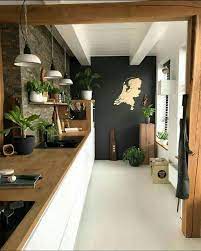 Dekorasi Tanaman Hijau Di Dapur 2x3 House Interior Kitchen Interior Kitchen Design