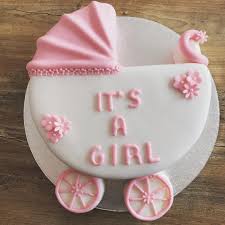 Pin Von Adriana Dulinska Auf Its A Girl Babytorte Babytorte Madchen Kinder Wagen