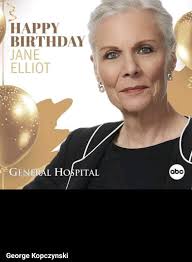 Wishing a very Happy 78th Birthday to Jane Elliot — our beloved Tracy.  Thank you, George! You can find the details in the comments.