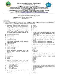 2018 pembahasan matematika ktsp kelas 7 bab 1 dasar desain grafis semester 2 soal uas semester 2 kelas 5 agama katolik k 13 soal tik kelas 7 essay contoh program. Soal Pat Dasar Desain Grafis Kls 10 Sem 1
