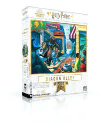 Find new and preloved new york puzzle company items at up to 70% off retail prices. New York Puzzle Company Diagon Alley Harry Potter 500 Piece Jigsaw Puzzle Made In The Usa Recommended Age 7 Years