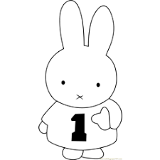 Download and print these number one coloring pages for free. Miffy Coloring Pages For Kids Printable Free Download Coloringpages101 Com