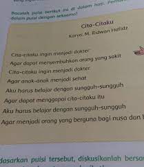 Check spelling or type a new query. Bercerita Apakah Puisi Tersebut Apakah Yg Membedakan Puisi Tersebut Dengan Bacaan Sebelumnya Brainly Co Id