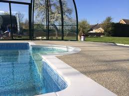 The maximum gate opening is 46 inches and the removable posts allow the gate to be adjusted to fit narrower openings for your custom railing project. Swimming Pool Surrounds Rubber Wet Room Flooring Flexflooring