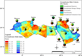 Average Spatial Variations In Groundwater Depletion Risk