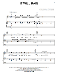 7 7 7 if you ever leave me, baby 2. Bruno Mars It Will Rain Sheet Music Pdf Notes Chords Pop Score Piano Vocal Guitar Right Hand Melody Download Printable Sku 86905