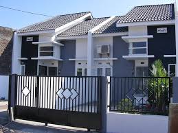 Pagar besi geser dengan motif khas. Jasa Pembuatan Pagar Jasa Pembuatan Pagar Rumah Jasa Pembuatan Pagar Kayu Jasa Pembuatan Pagar Besi House Designs Exterior Minimalist Home Exterior Design