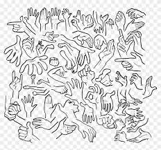 Blank Drawing Realistic Cartoon Hand Drawing Reference Clipart 3873171 Pikpng