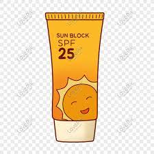 Unprotected skin without sunscreen lotion. Cartoon Hand Painted Sunscreen Png Image Psd File Free Download Lovepik 401108743