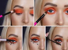 Une vidéo pour apprendre comment faire un maquillage en toile d'araignée pour halloween. 1001 Exemples De Maquillage Toile D Araignee Facile Et Rapide