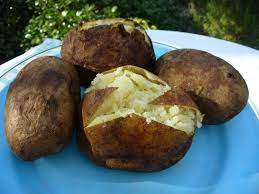 Smoked Baked Potato Recipe Rub Potatoes With Olive Oil Smoke At 250 F For 3 To 3 1 2 Hours Or Until Tender Smoked Food Recipes Recipes Pellet Grill Recipes