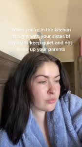 Trying to Be Quiet in The Kitchen at Night