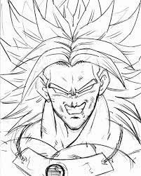 Imagen de una hojas de otoño para imprimir y pintar. 10 Imagenes De Dragon Ball Super Broly La Pelicula