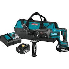 Dc18rc optimum charging system with active 3 controls. Makita Xrh04t 18v Lxt Lithium Ion Cordless 7 8 Rotary Hammer Kit Accepts Sds Plus Bits 5 0ah Review Makita Rotary Cordless Tools