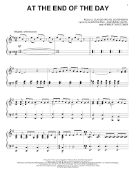 Exactly , end of the day :) posted 7 years ago7 years ago. Les Miserables Musical At The End Of The Day Sheet Music Pdf Notes Chords Musical Show Score Piano Solo Download Printable Sku 90863