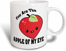 2,000 english idioms, phrases and proverbs that we use every day, with their meanings and origins explained. Buy 3drose Mug 239412 1 Cute Kawaii Apple Of My Eye Saying Ceramic Mug 11 Ounce Online At Low Prices In India Amazon In