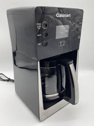If water/coffee is not draining from the filter basket during the brewing cycle, unplug the unit and wait 10. Cuisinart 14 Cup Temp Programmable Coffee Maker Dcc 2800 Ship For Sale Online Ebay