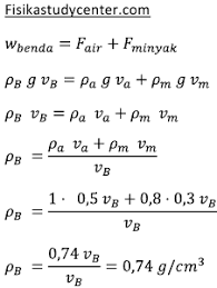 Jika koefisien kekentalan oli 0,03 pas, massa jenis kelereng 2,6 g/cm3 dan g = 10 m/s2, berapakah kecepatan terbesar yang dicapai kelereng?. Soal Fluida Statis Ruang Guru Fisika