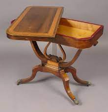 yy203 regency lyre base folding card table england c 1810 georgian furniture regency furniture furniture
