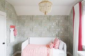 Coral and teal herringbone nursery. Gray And Pink Toddler Bedroom Design Ideas