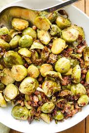 Oven Roasted Brussels Sprouts With Balsamic Cream Elle Republic Recipe Brussel Sprout Salad Recipes Roasted Brussel Sprouts Brussel Sprouts
