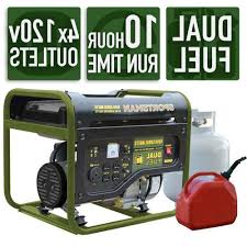 Also comes with full, easy to follow instructions, an angled funnel for the oil filler, 12 volt plug with clips for battery charging, spark. New Sportsman 803266 4000w Dual Fuel Portable Power Generator