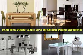 A modern dining table for formal gatherings should exude class and style. 30 Modern Dining Tables For A Wonderful Dining Experience