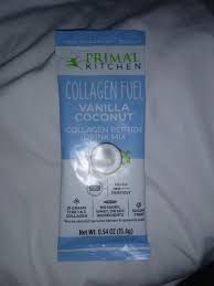 The coconut flavors contain coconut milk powder, monk fruit extract, and konjac root. Primal Kitchen Collagen Fuel Vanilla Keto Primal Kitchen